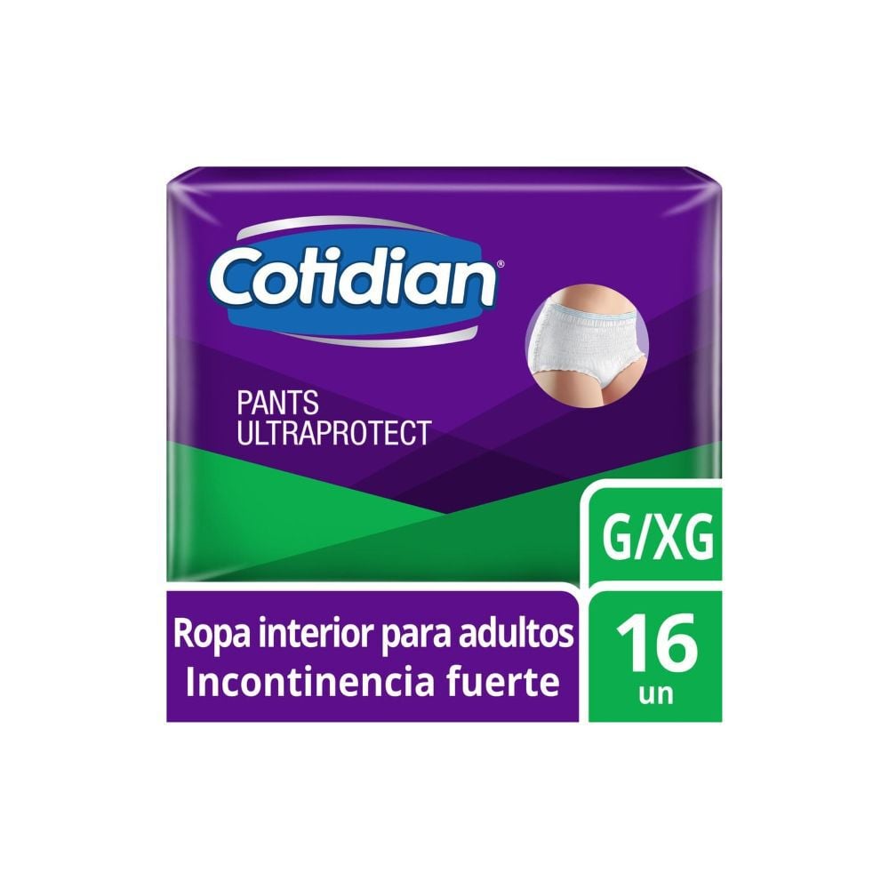 Pants Ultra Protect Incontinencia Fuerte Talla G 18 Unidades
