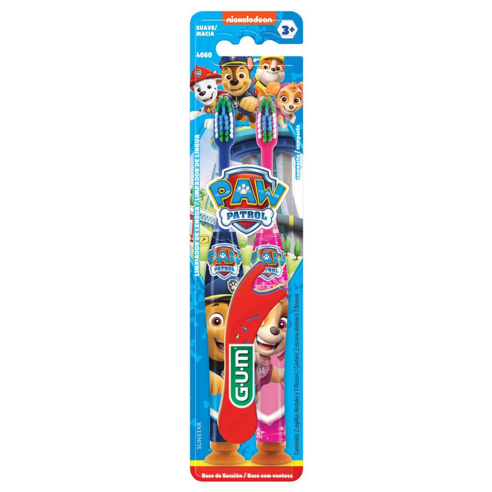 Paw Patrol Cepillo Manual Infantil 2Pack