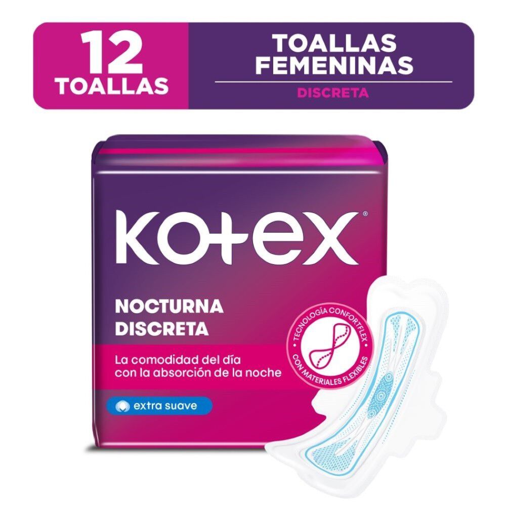 Toalla-Higiénica-Nocturna-UF-Tela-Ultra-Suave-12-Unidades-imagen-1