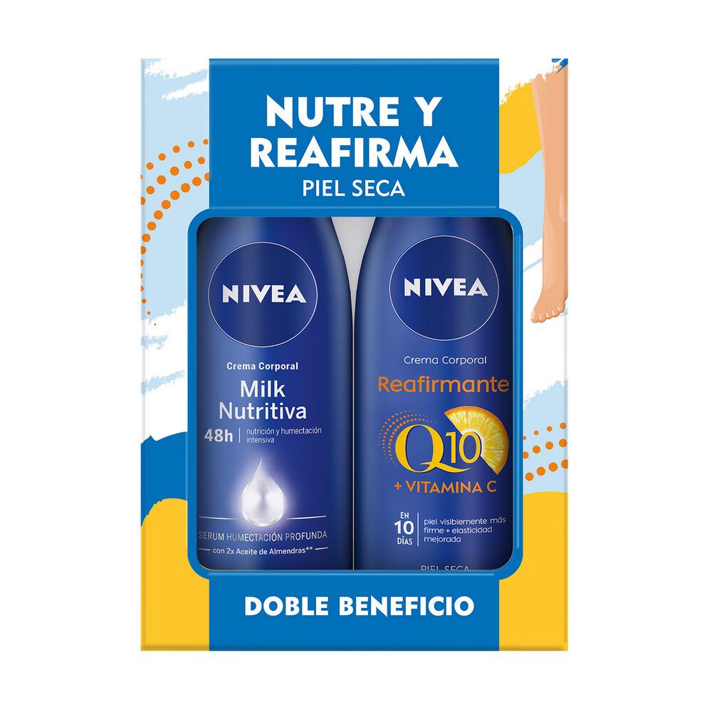 Estuche-Crema-Milk-Nutritiva-Piel-Extra-Seca-400-mL-+-Q10-Reafirmante-Piel-Seca-400-mL-imagen-1