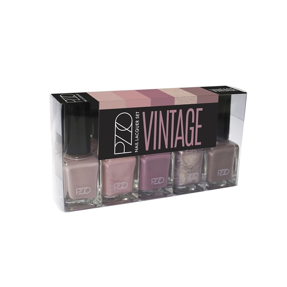 Esmalte de Uñas Vintage Nail Lacquer 11 mL Set x 5