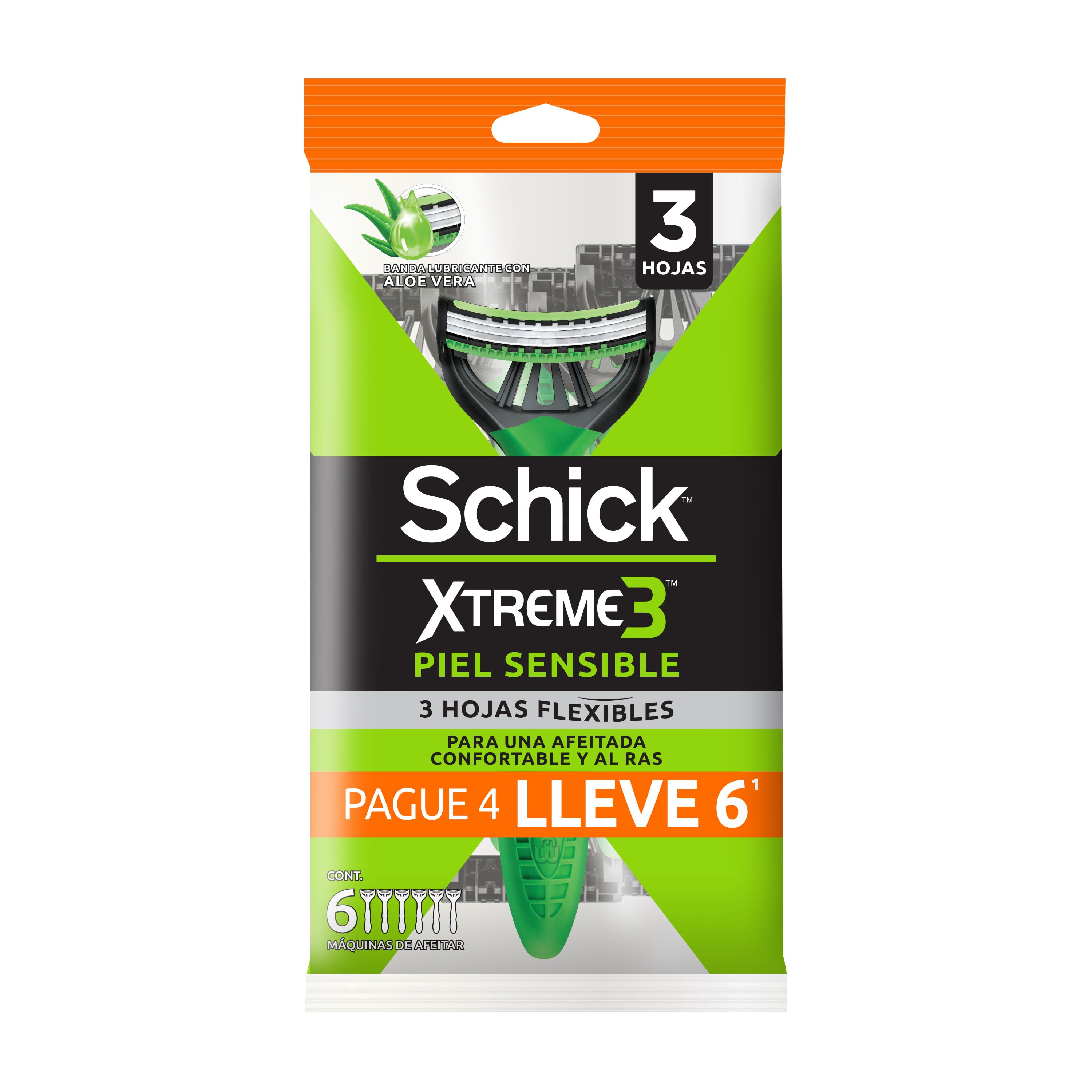 Maquina Afeitar Piel Sensible 6 und
