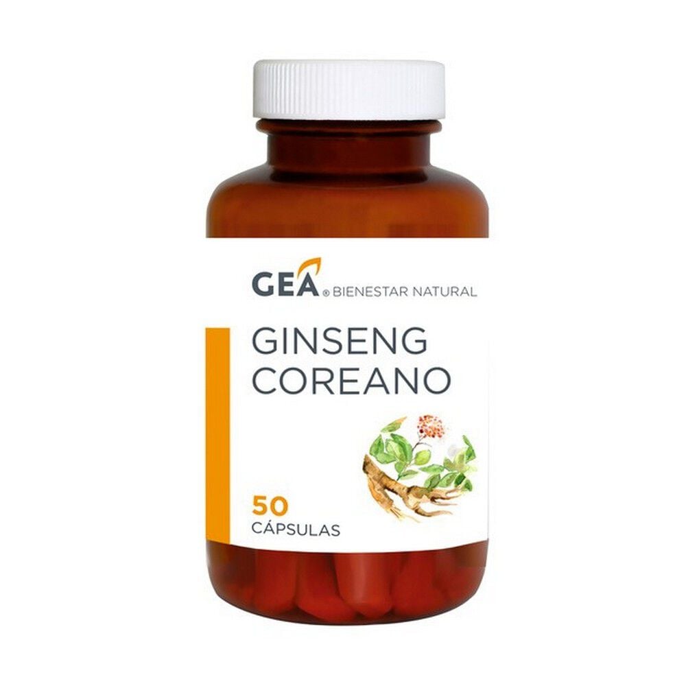 Gea Ginseng Rojo 250 mg 50 Cápsulas