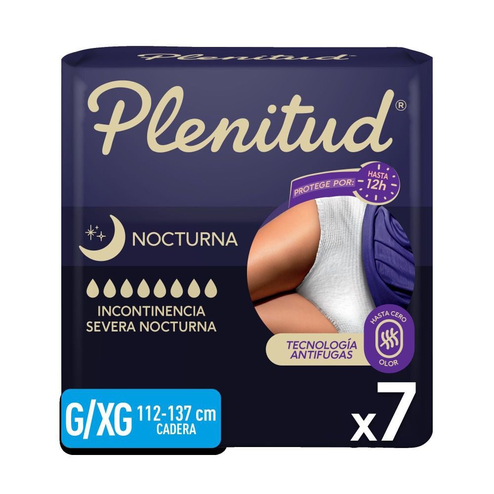 Ropa Interior Desechable Plenitud NocturnaG/XG 7 Un
