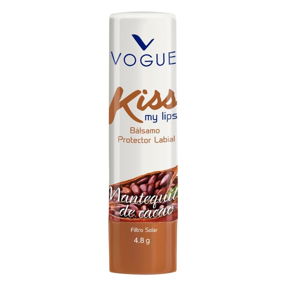 Balsamo Protector Labial Kiss My Lips Mantequilla de Cacao 4.8 grs