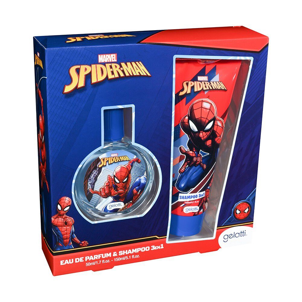 Set-de-Perfume-50ml-+-Shampoo-Spiderman-imagen-1