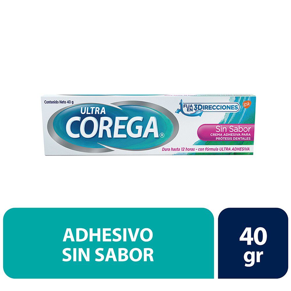 Crema Adhesiva Para Prótesis Dental Sin Sabor 40 gr
