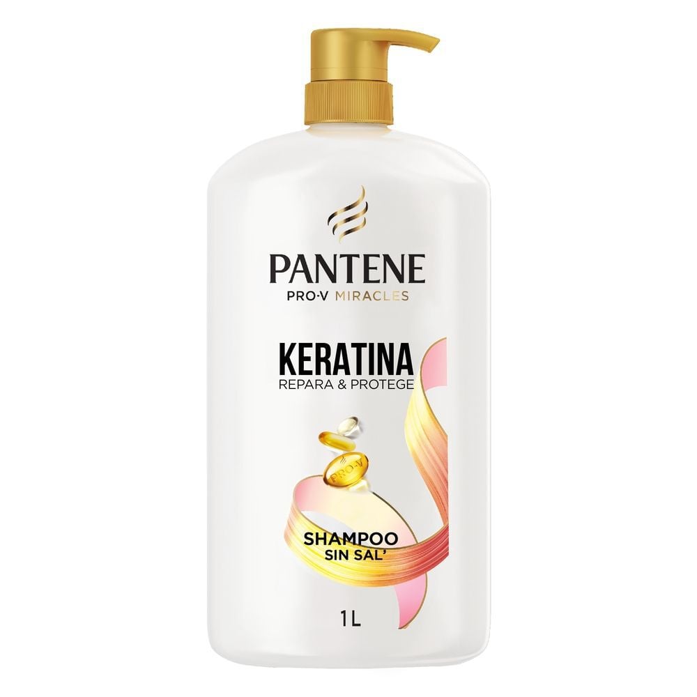 Shampoo sin sal Keratina con Pro Vitamina B5 1L