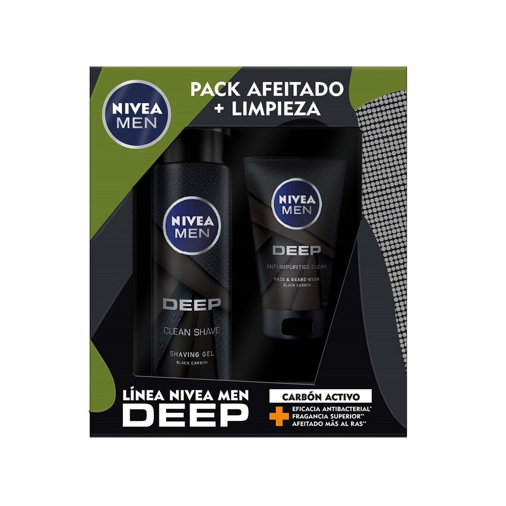 Pack-NIVEA-Men-Deep-Gel-de-Afeitar-200-mL-+-Gel-de-limpieza-100-mL-imagen-2