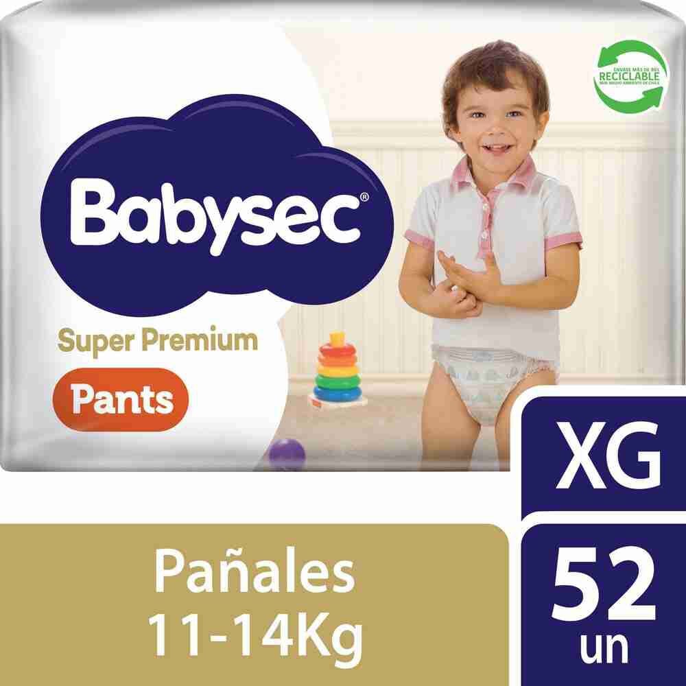 Super Premium Pañales Desechables Pants Xg (11-14Kg) Hipoalergénico X52