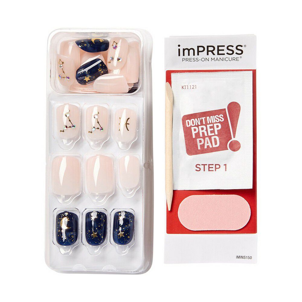 New-Impress-Colección-Zodiaco-Piscis-Press-On-Manicure-30-Unidades-imagen-2