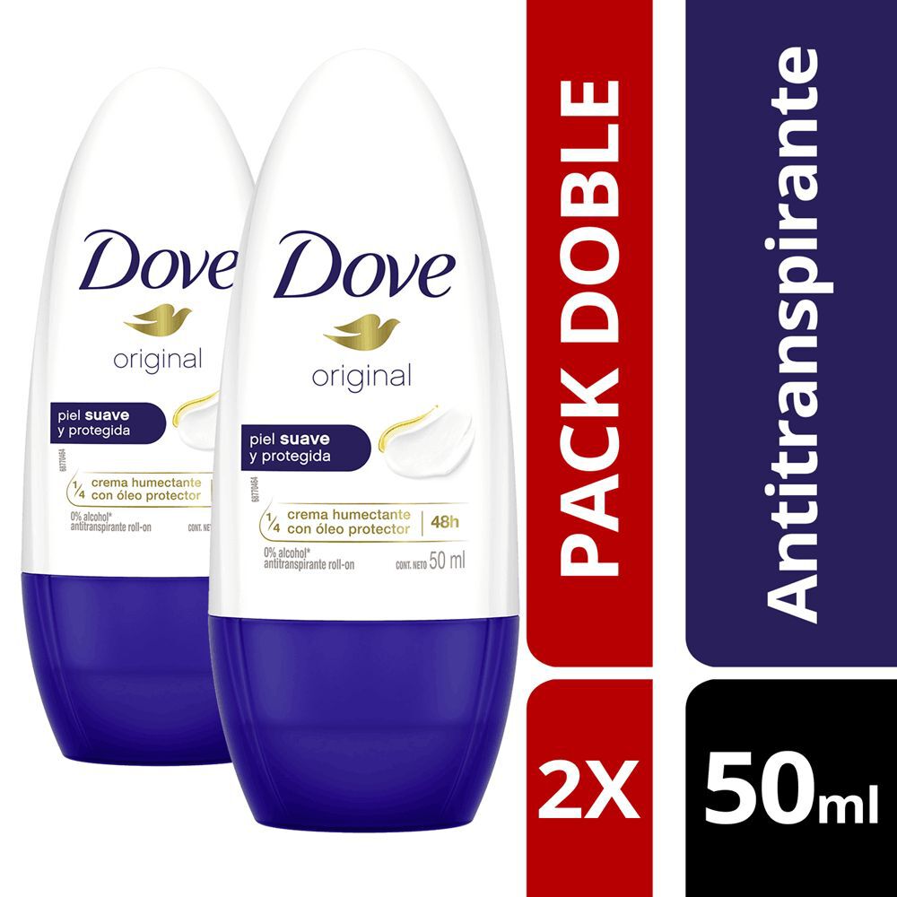 Pack 2 Desodorantes Roll On Original 50 Ml