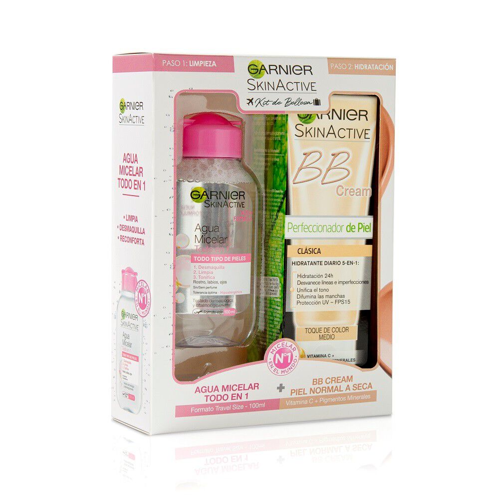 Set-Skin-Active-BB-Cream-Color-Medio-+-Agua-Micelar-imagen