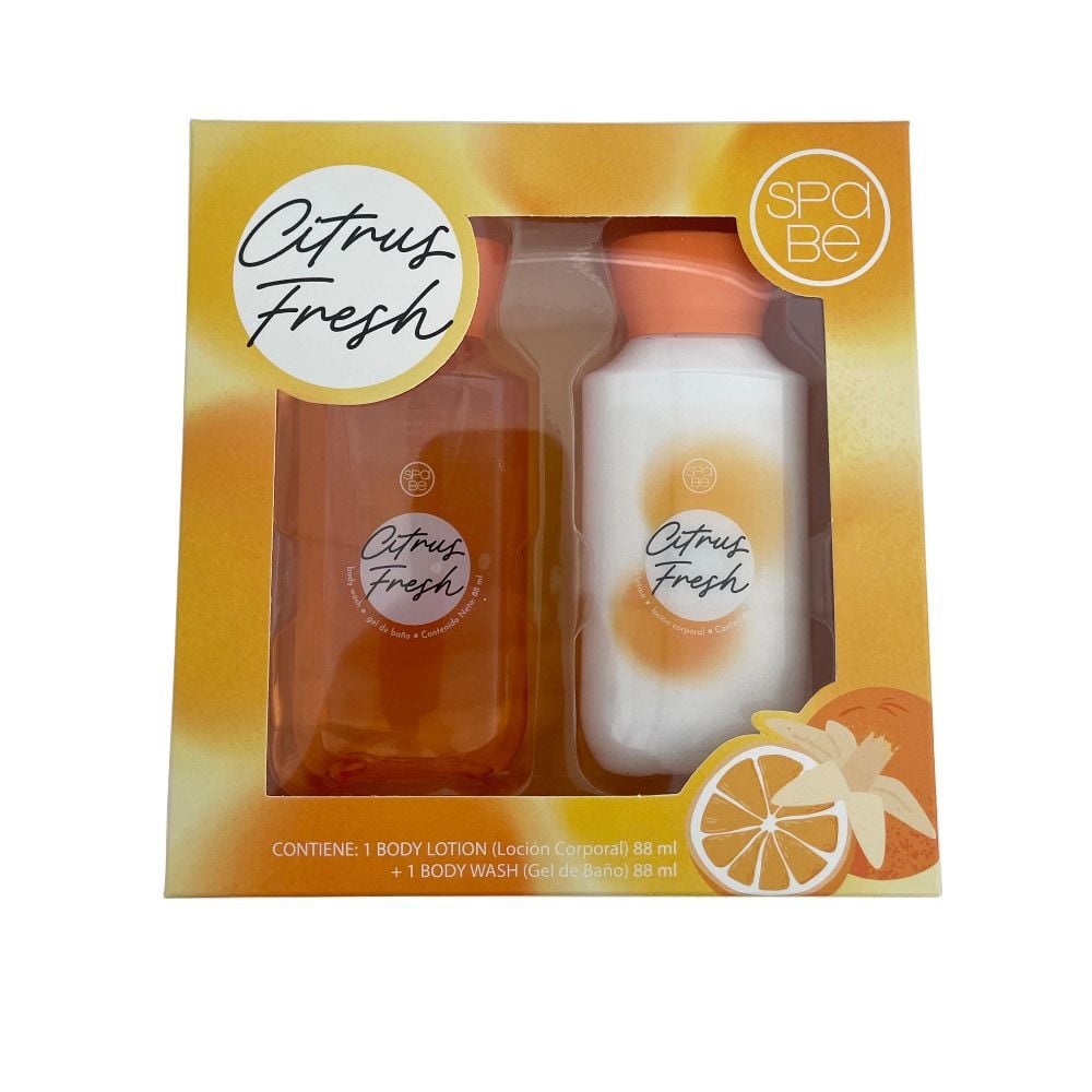Set-Citrus-Fresh-Loción-Corporal-88ml-+-Shower-Gel-88ml-imagen-1