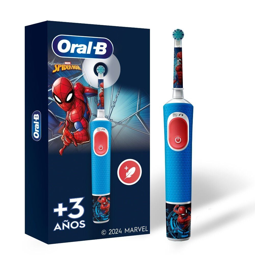 Cepillo de Dientes Eléctrico Marvel Spider-Man Recargable 1 Unidad