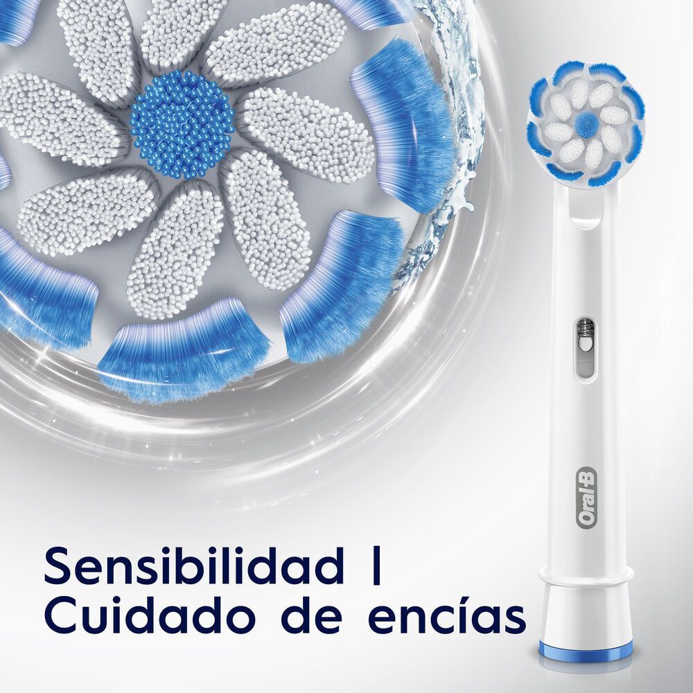 Oral B Repuesto Cepillo Dental Eléctrico Sensible x 2 Unidades