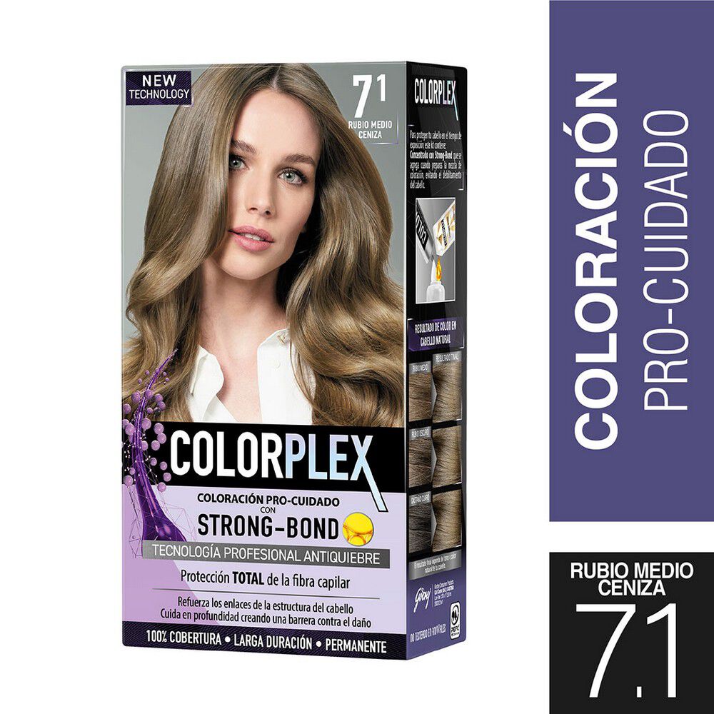 Coloración-Permanente-Pre-Cuidado-Strong-Bond-7.1-Rubio-Medio-Ceniza-imagen-1