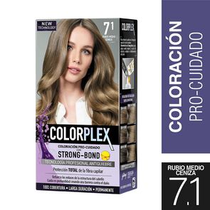Coloración-Permanente-Pre-Cuidado-Strong-Bond-7.1-Rubio-Medio-Ceniza-imagen