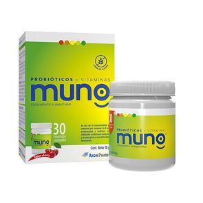 Muno-Probioticos-+-Vitaminas-30-Comprimidos-Masticables-imagen
