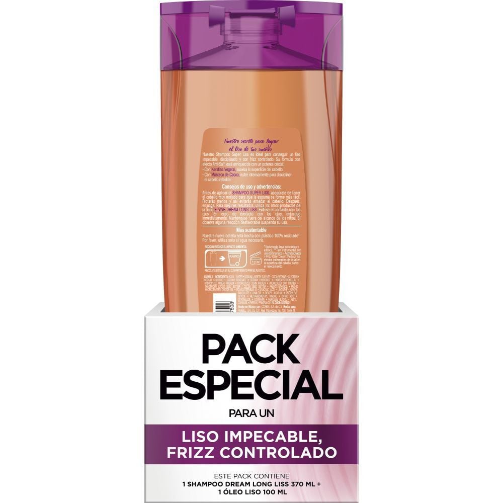 Pack-Dream-Long-Liss-Especial-Shampoo-370-ml-+-Óleo-Extraordinario-Liso-100-ml--imagen-3