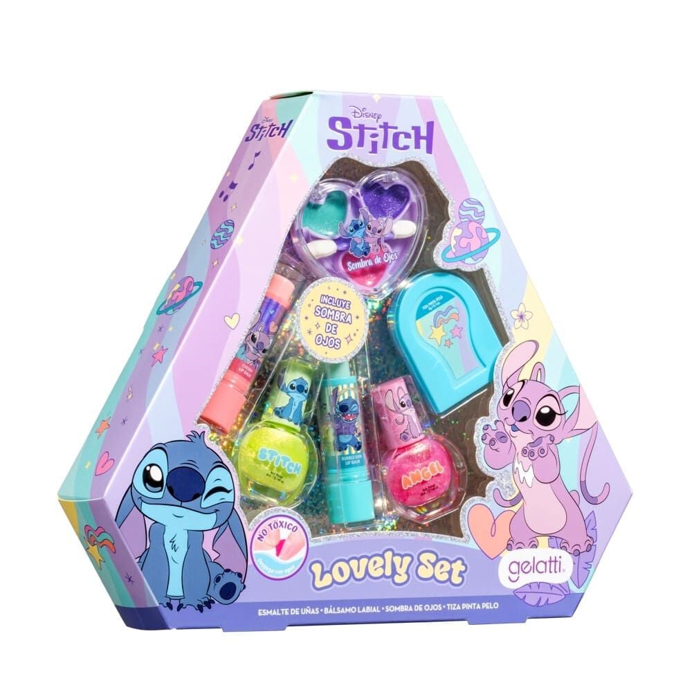 2 Esmaltes+Lip Balm+Pinta Pelo+Sombra Stitch
