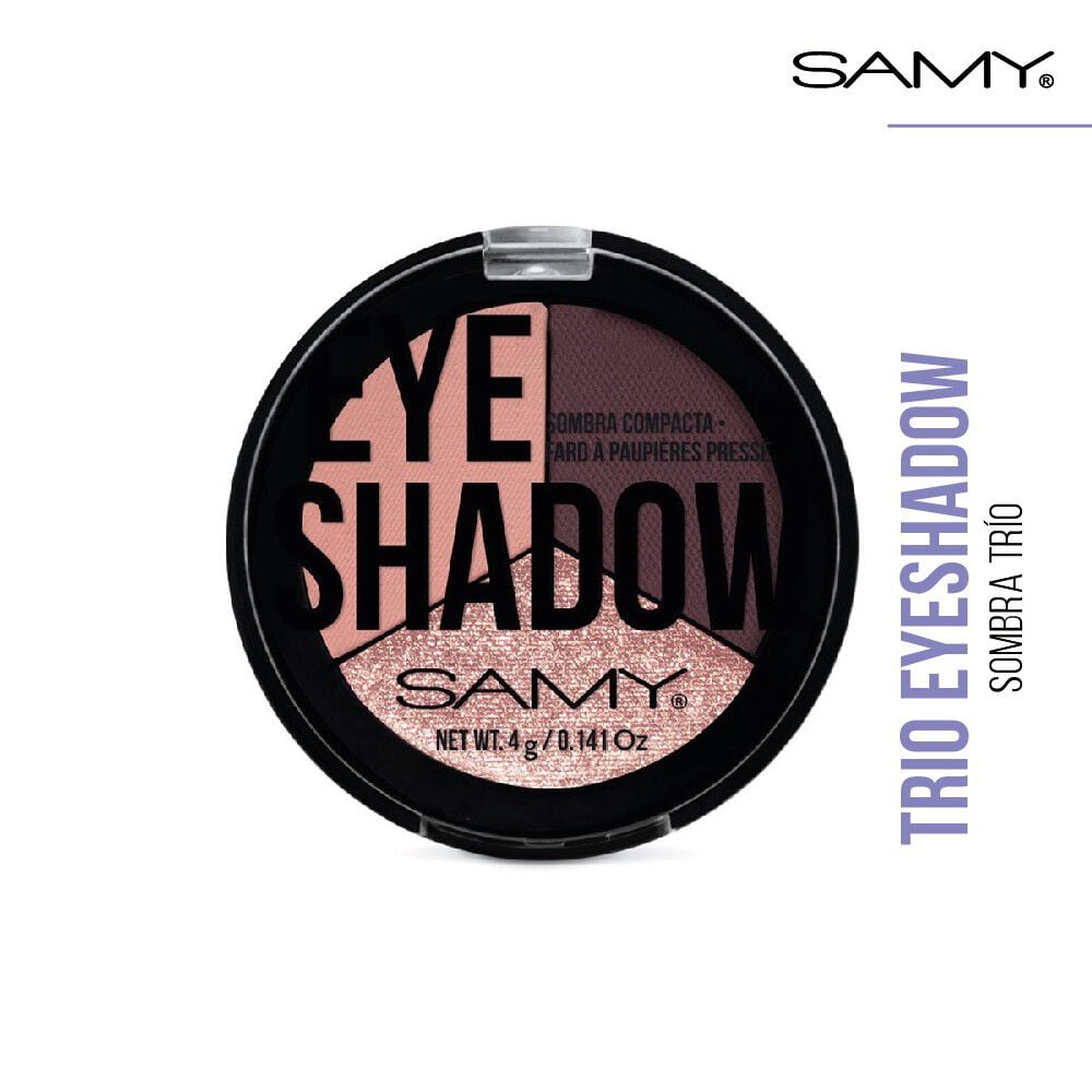 Eye Shadow Sombra Trio Compacta Tono N.18 Passion Wine 4 gr