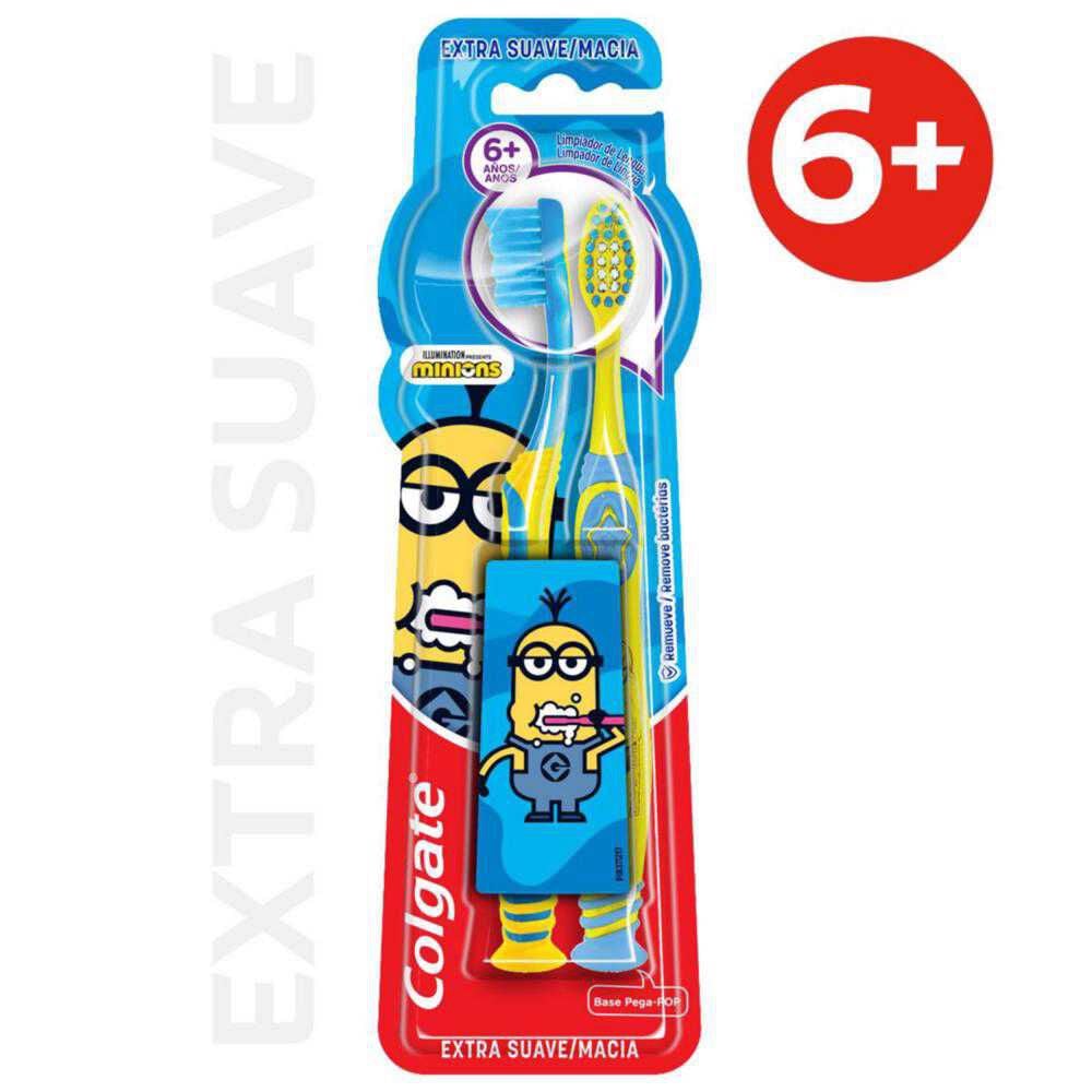 Cepillo Dental Minions Extra Suave Pack 2 Unidades