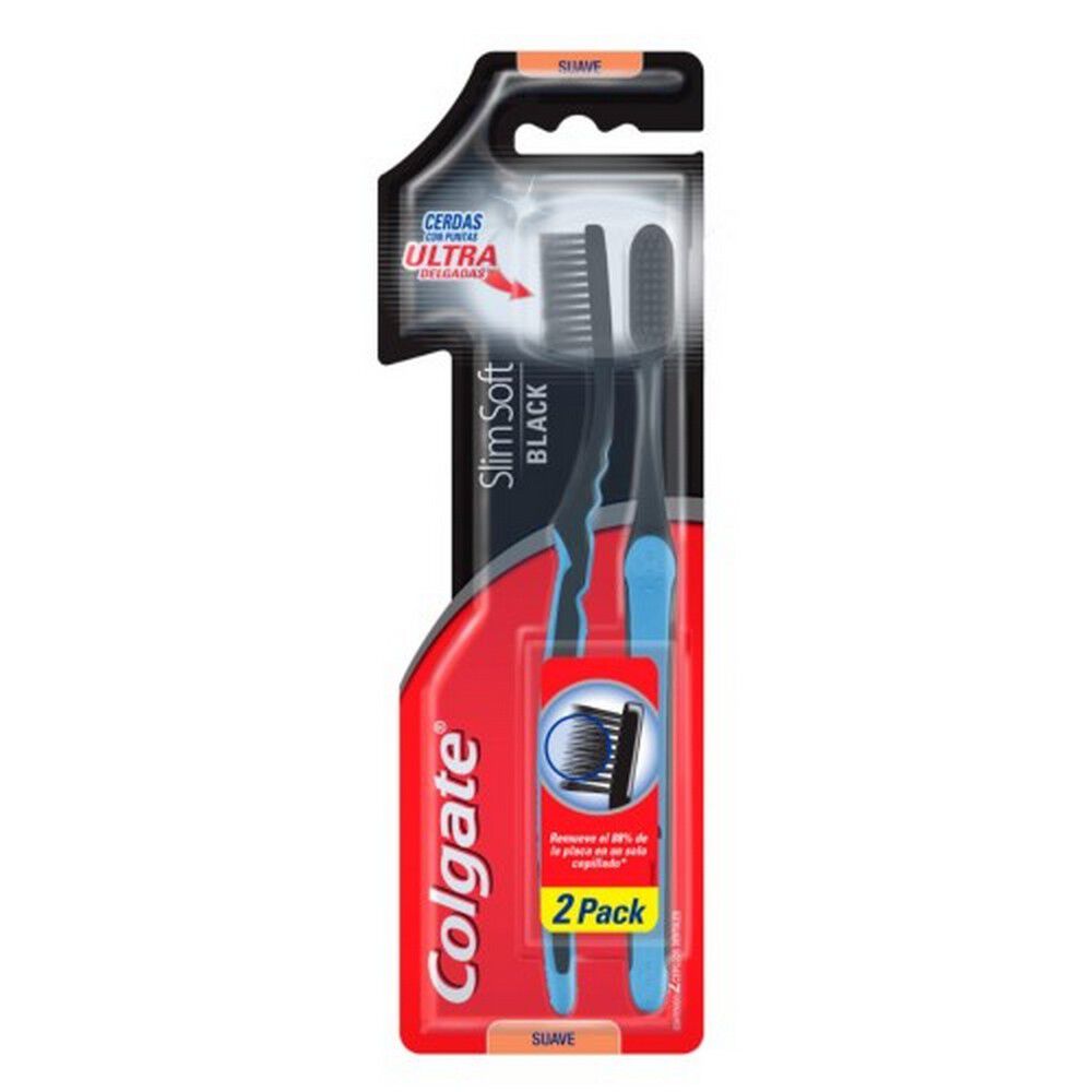 Cepillo-Dental-SlimSoft-Black-Suave-Pack-de-2-Cepillos-imagen-2