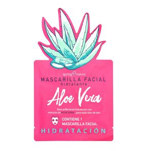 SPRING-NATURAL-MASCARILLA-FACIAL-HIDRATANTE-ALOE-VERA-25ML-imagen