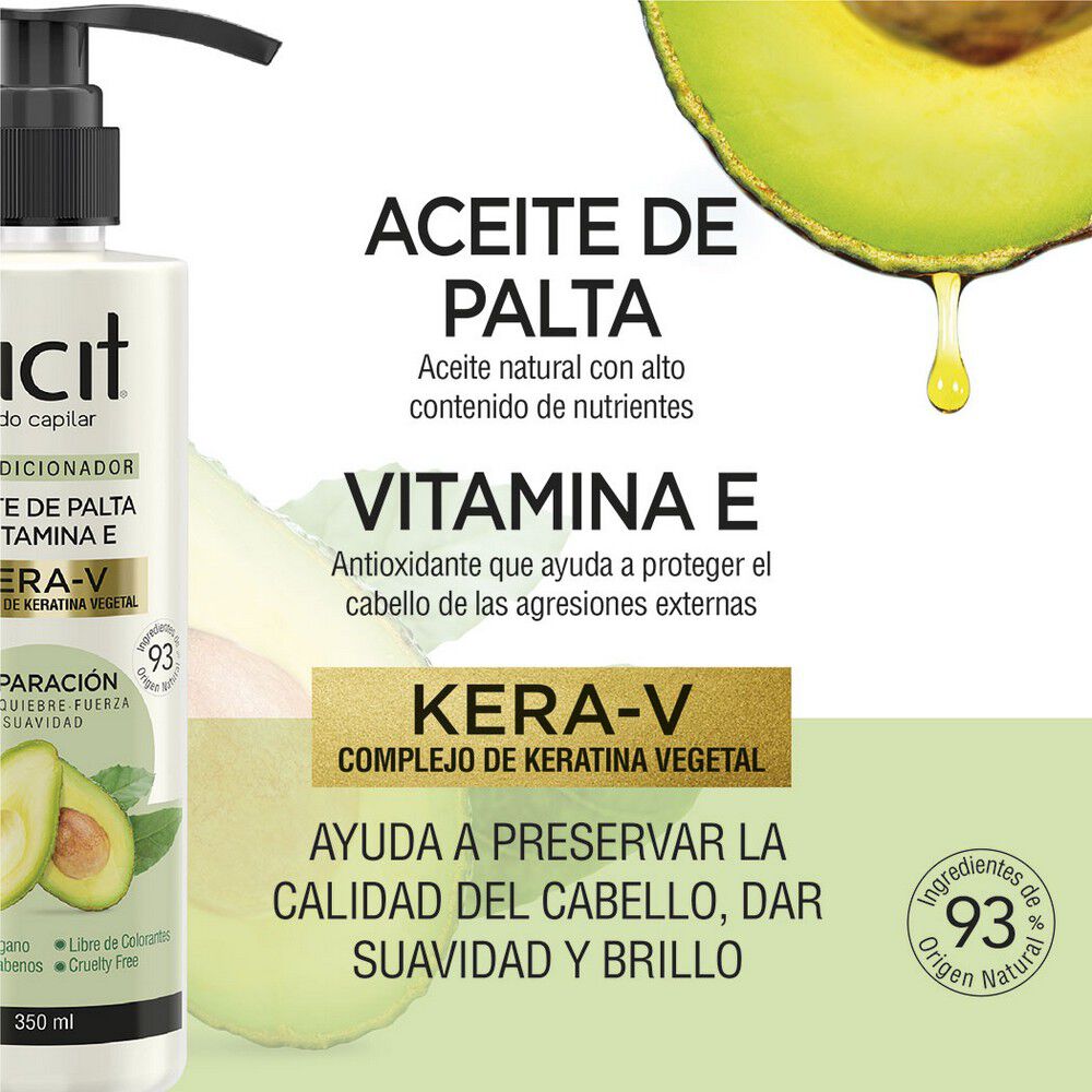 Acondicionador-Aceite-de-Palta+Vitamina-E-Kera-V-Reparación-350mL-imagen-3
