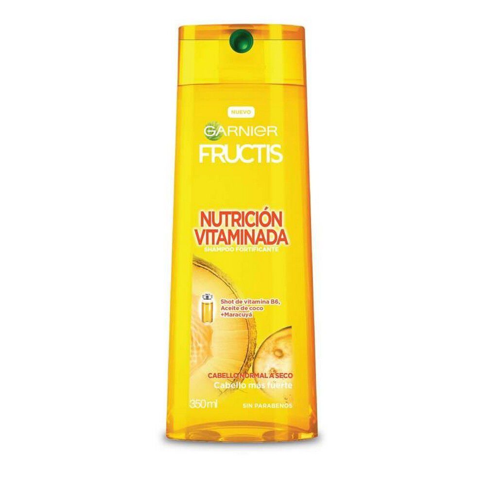 Fructis Brillo Vitaminado Shampoo de 350 mL