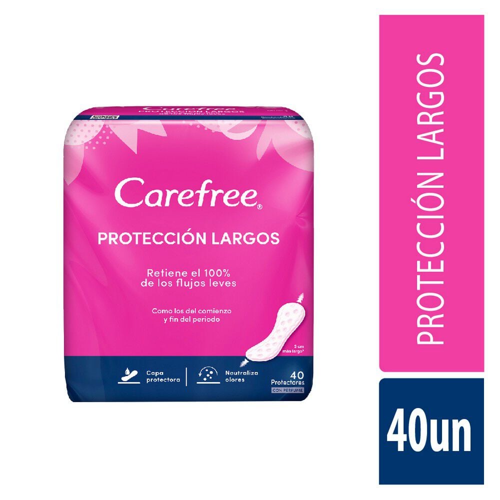 Protector Diario Largo Neutraliza Olores 40 protectores