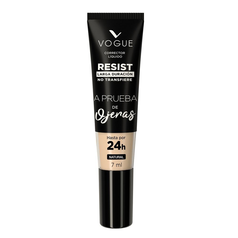 Corrector Líquido Resist Larga Duración a Prueba de Ojeras Natural 7 ml
