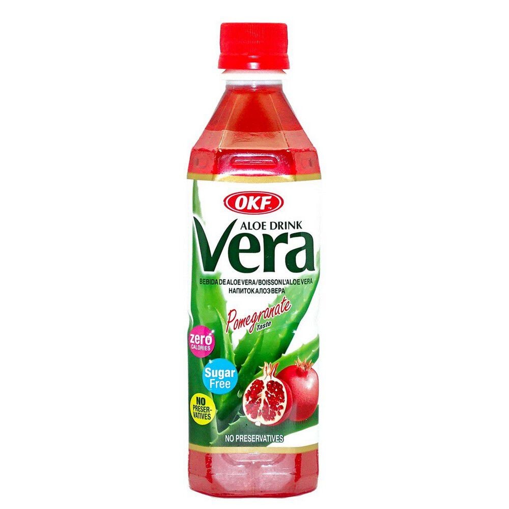 Bebida De Aloe Vera Sin Azúcar Sabor Granada 500 ml