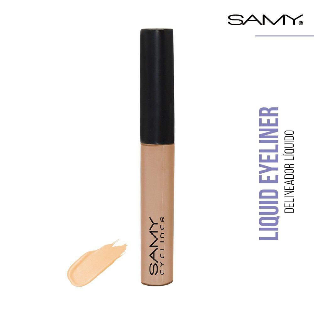 Eyeliner Delineador Líquido Pincel De Ojos Tono 7 Arena 6 gr