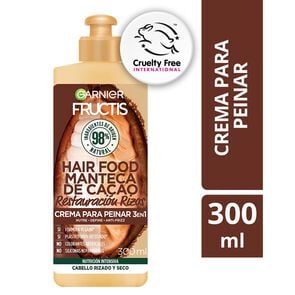 Crema-Para-Peinar-Restauración-Rizos-Fructis-Hair-Food-Cacao-300ml-imagen