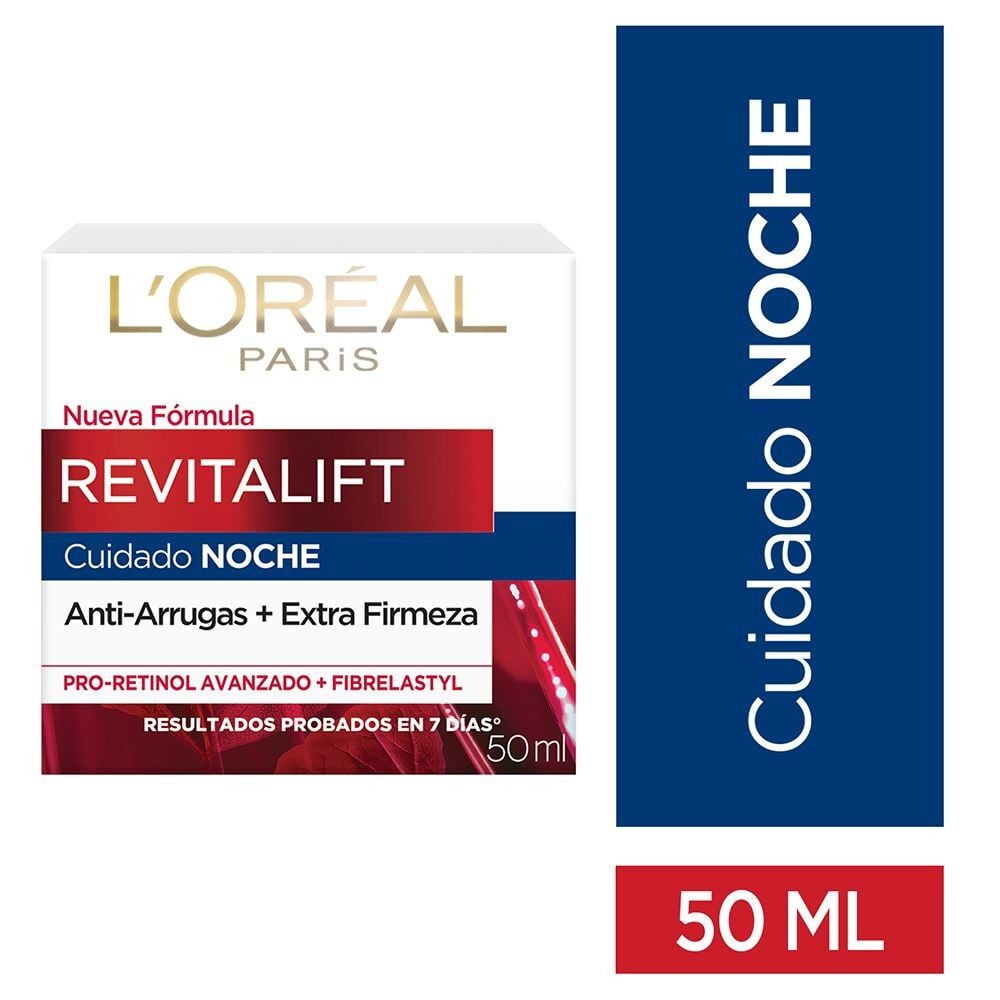  Crema de Noche Anti-Arrugas + Firmeza Revitalift 50 mL 