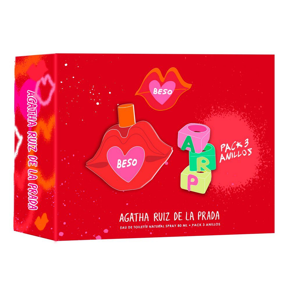 Set Beso EDT 50ml + 3 Anillos