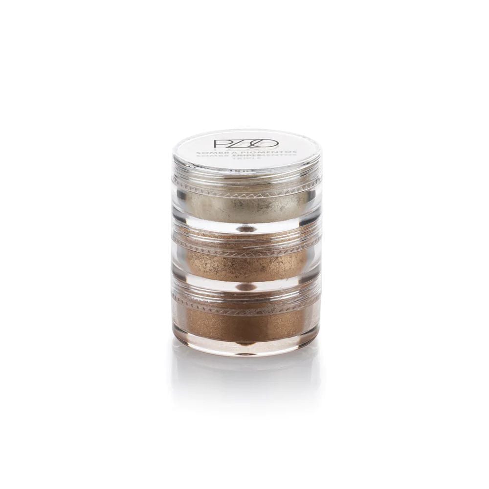 Sombra De Ojos Pigmentos Triple Gold 02 0,8 grs 3 unidades