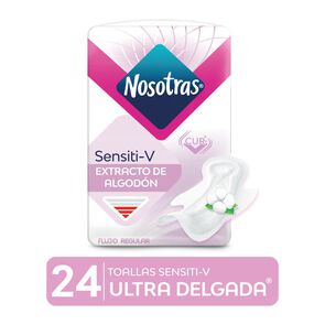 Toalla-Higiénica-Día-Ultradelgada-Sensiti-V-Tela-Suave-24-Unidades-imagen