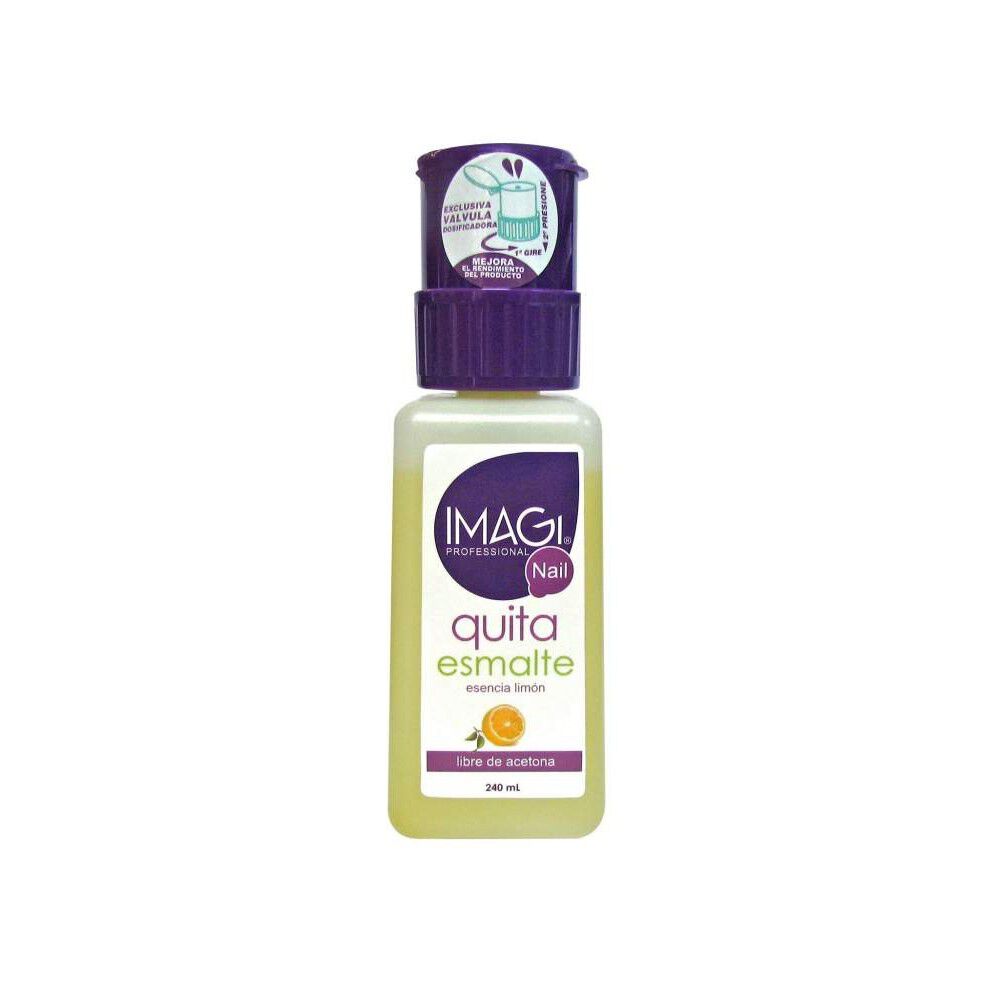 Quita Esmalte Profesional Libre de Acetona Válvula Dosificadora Cítrico 240 mL