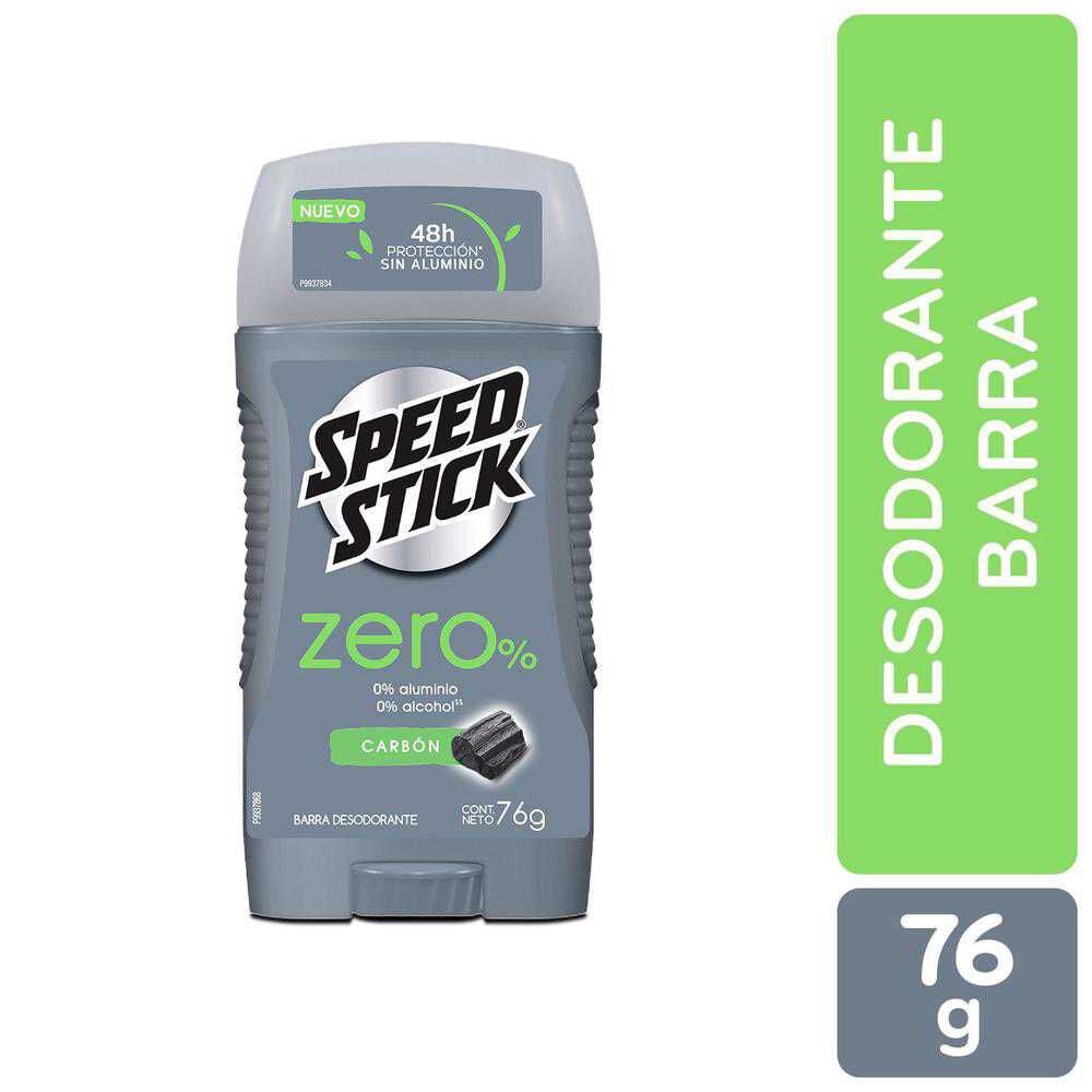 Desodorante en Barra Zero% Carbón 76gr