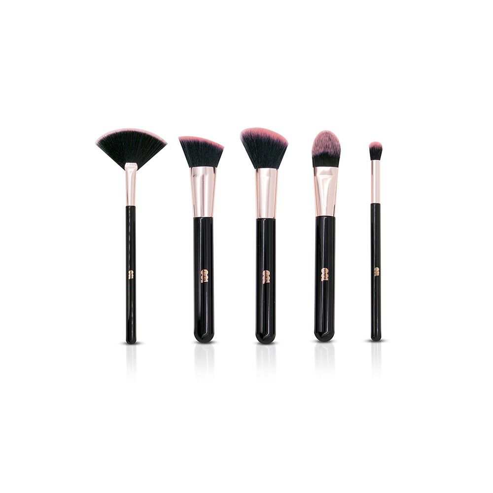 Set Tipo Libro Powder/Blend/Blush/Foundation/Concealer X5