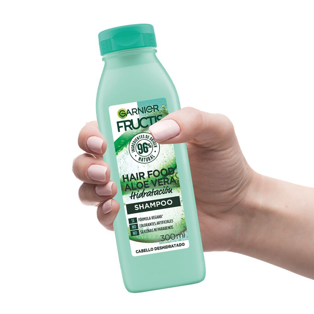 Garnier-Hair-Food-Shampoo-Aloe-Vera-Hidratación-Cabello-Deshidratado-300-mL-imagen-4