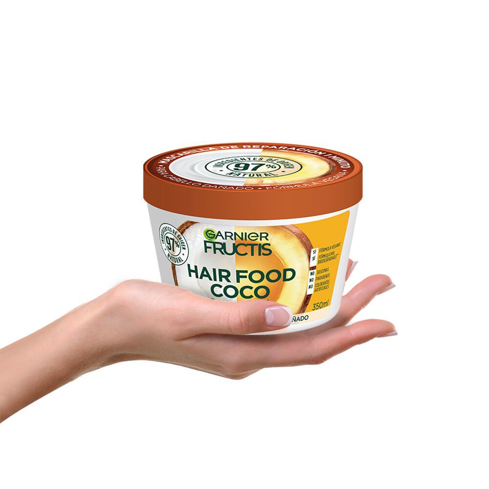 Garnier-Hair-Food-Coco-Mascarilla-de-Reparación-1-Minuto-350-mL-imagen-4