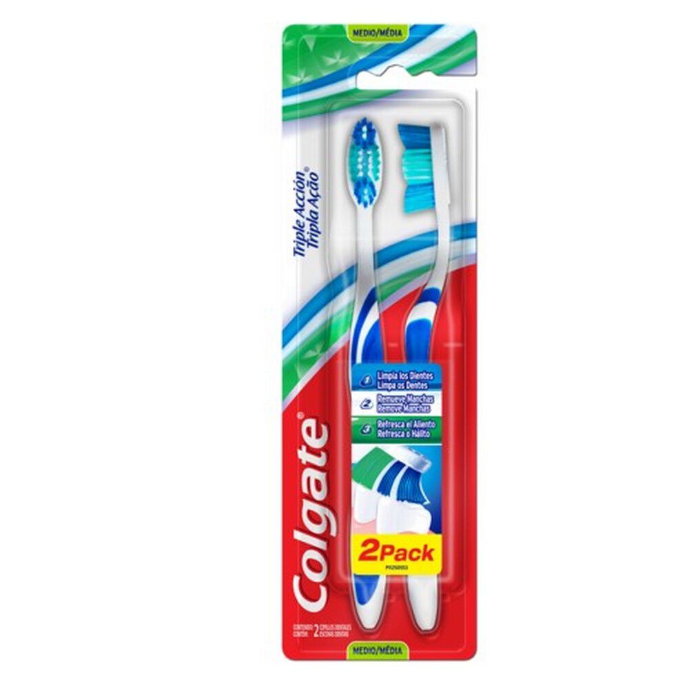 Pack-Cepillo-Dental-Triple-Accion-Medio-x-2-imagen-2