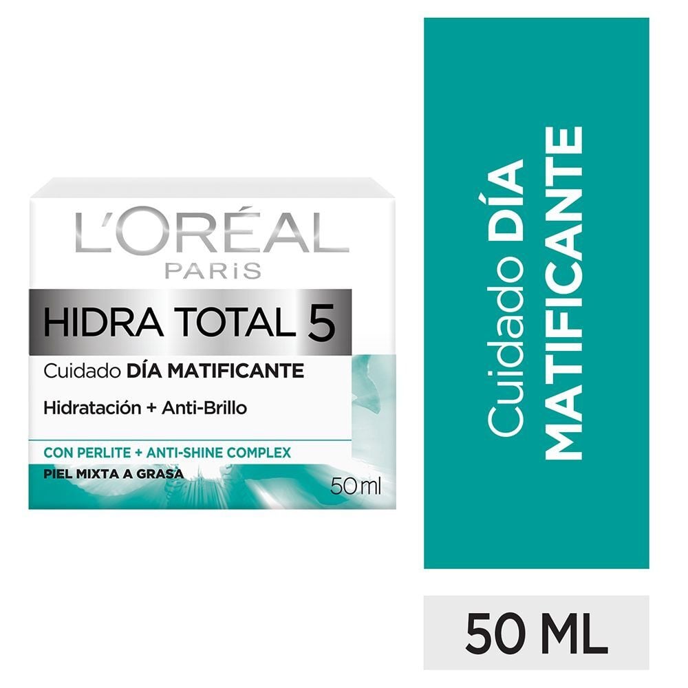 Crema de Día Hidratante Matificante Hidra-Total 5 50 mL