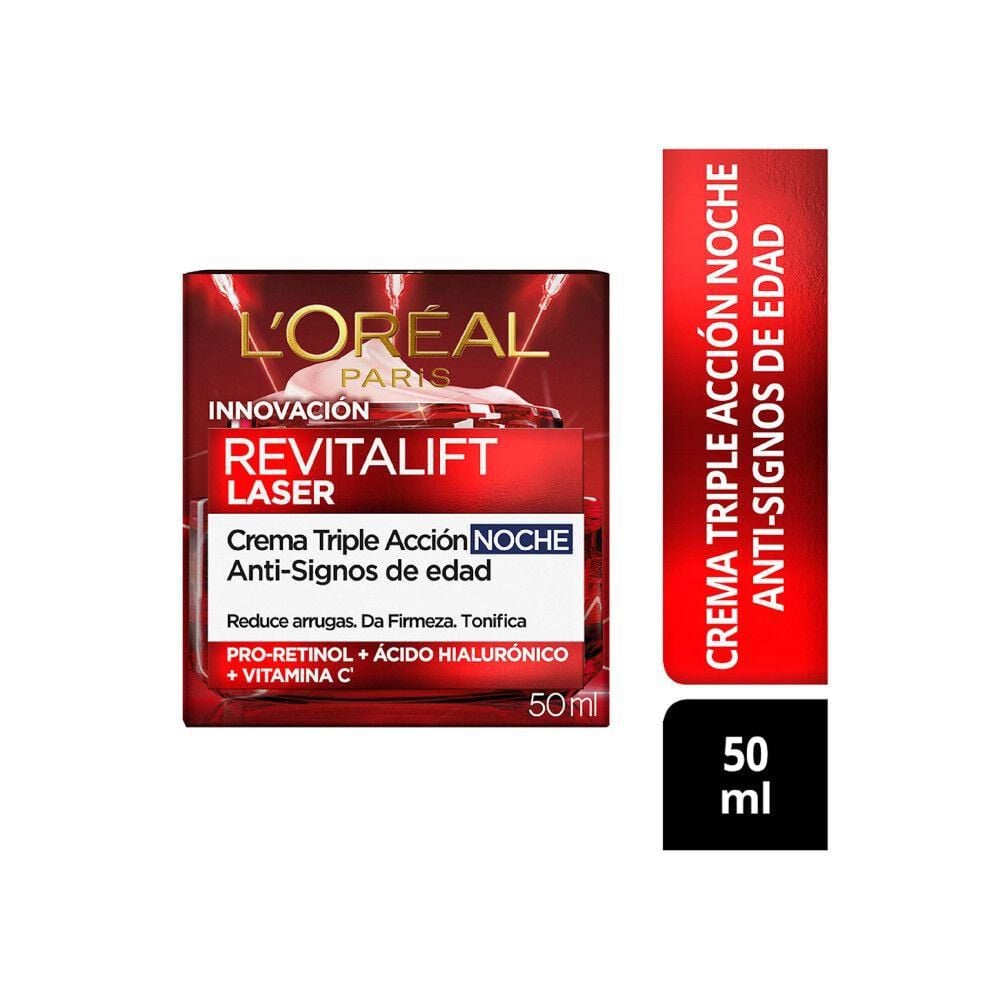 Revitalift Láser Crema de Noche, 50 ml