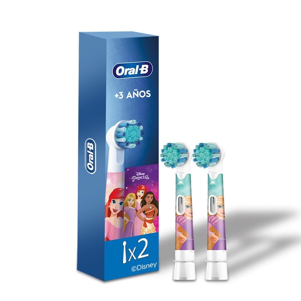 Repuesto Cepillo Eléctrico Disney Princess +3 Años X2