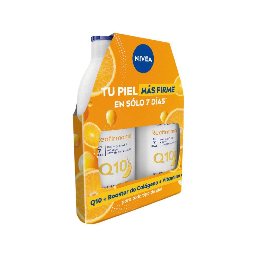 Pack  Q10 Crema Corporal Reafirmante 400ml x2